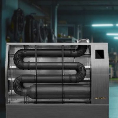 Infrarot-Dieselheizung im Einsatz in der Werkstatt